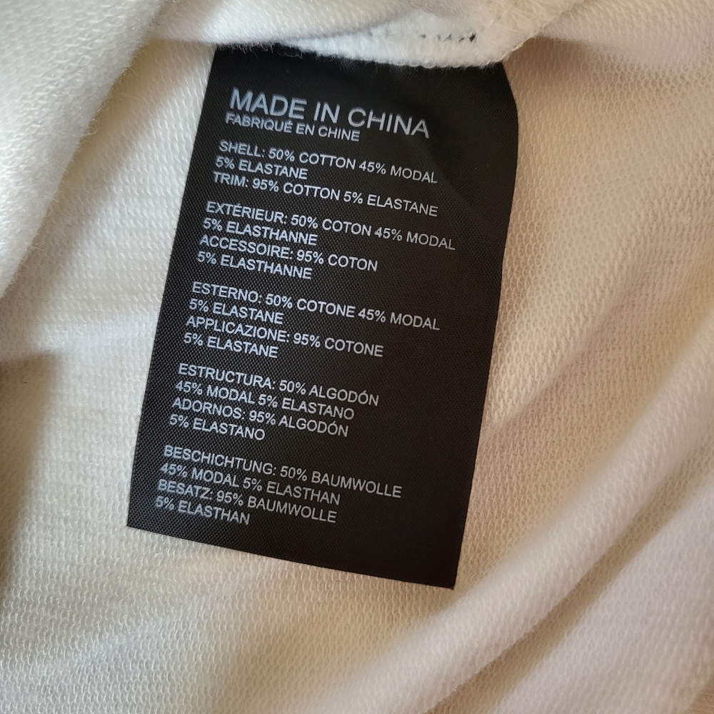 Club Monaco White Crewneck Top - Size XS - Picture 4 of 5